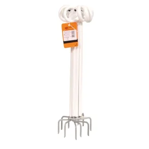 Afstandsholder pigtail hvid 40 cm (10)