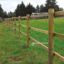 Afstandsholder pigtail hvid 40 cm (10)