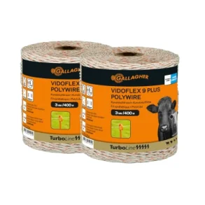 Duopack Vidoflex 9 Turboline Plus hvid 2x400m