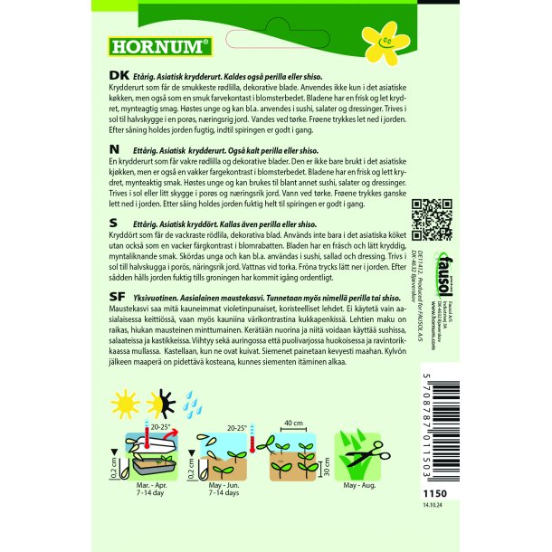 Baldmynte, Red Shiso