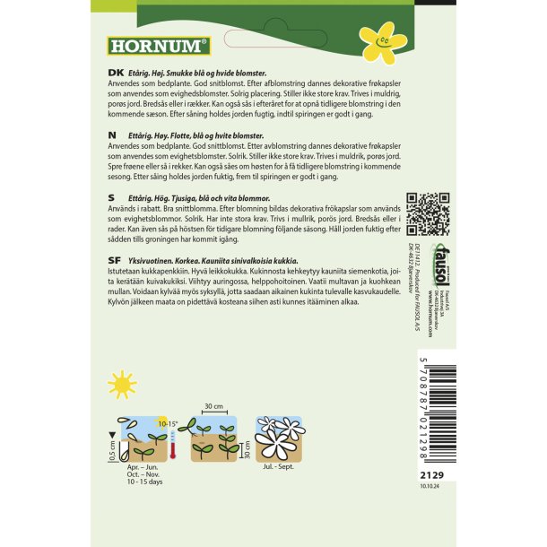 Djvlen i busken, Love in a Mist Delft Blue