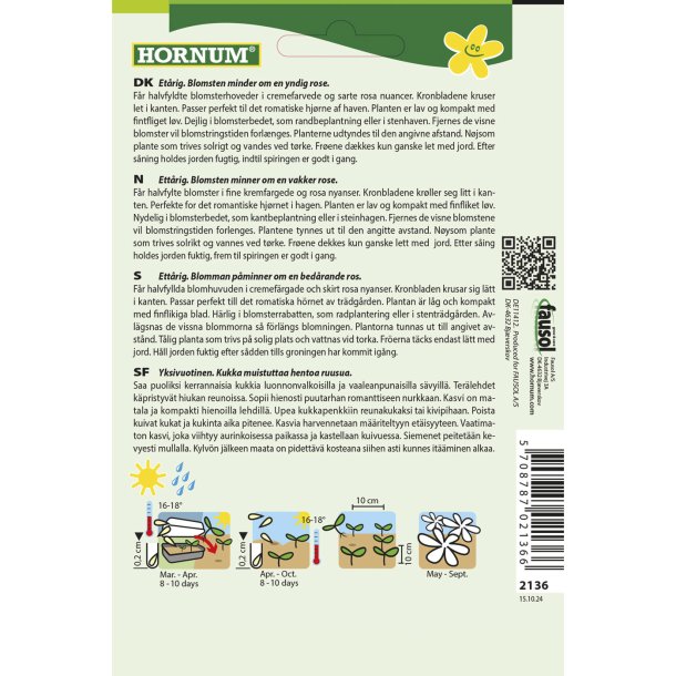 Guldvalmue, Californisk, Frilled Rose