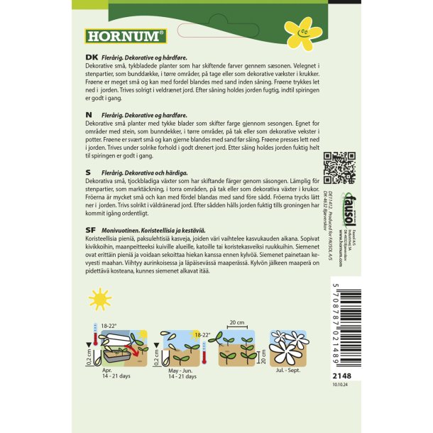 Sedum, blanding "Stenurt"