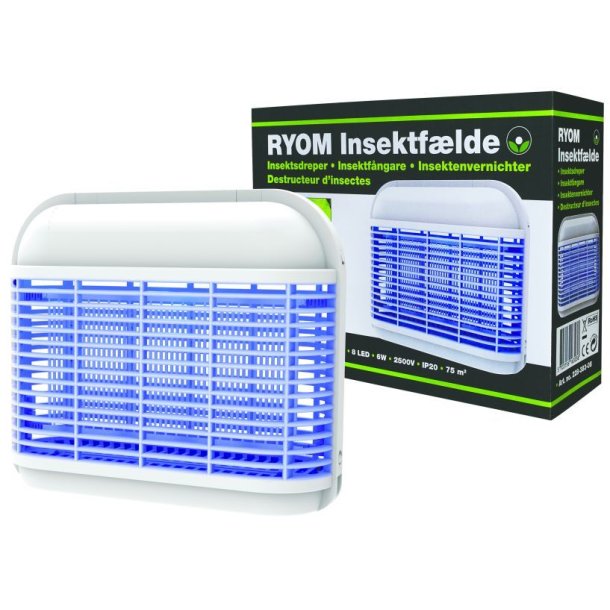 RYOM Insektf�lde Plast 8-LED 6w