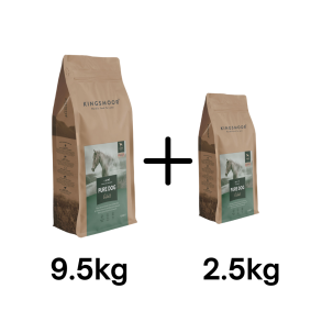 Kingsmoor Pure Horse Medium and Large Breed, 9,5kg + 2,5kg