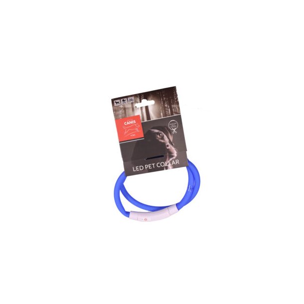 Active Canis USB Led collar Bl