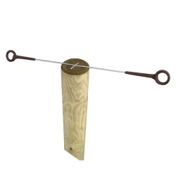 Dobbelt Afstandsholder pigtail terra 80 cm (5). 