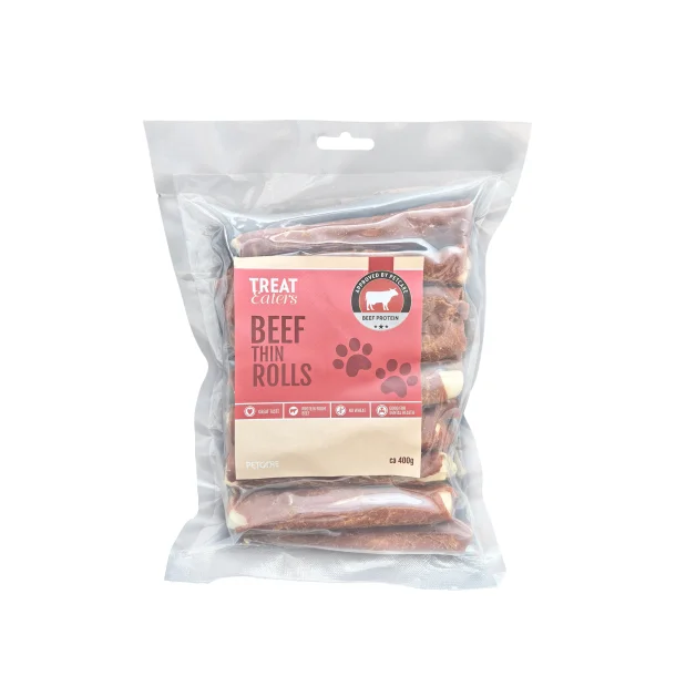 Treateaters Beef Thin Rolls 12,5cm 400g 