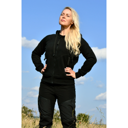 DogSome Dame Biathlon Sports Hoodie Sort