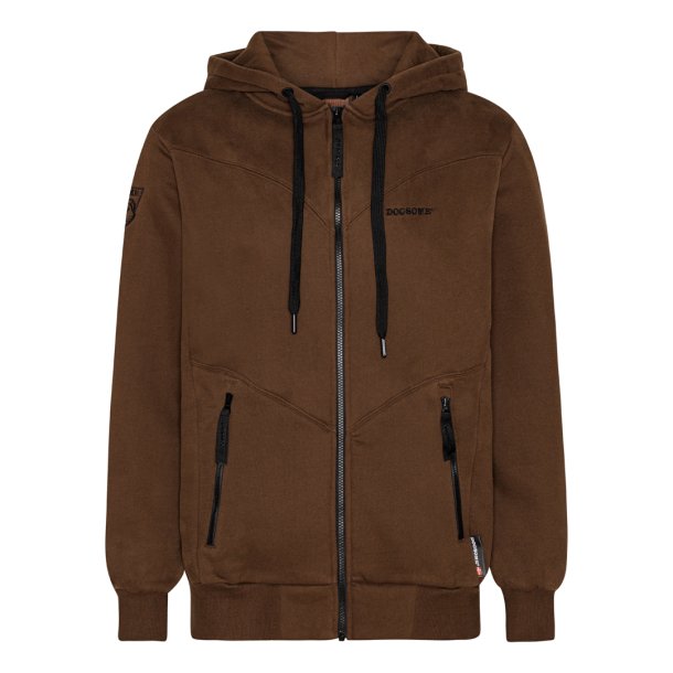 DogSome Herre Biathlon Sports Hoodie Ox Brown