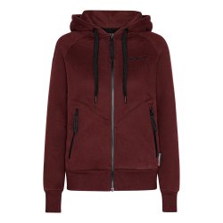 DogSome Dame Biathlon Sports Hoodie Burgundy