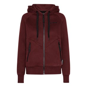 DogSome Dame Biathlon Sports Hoodie Burgundy