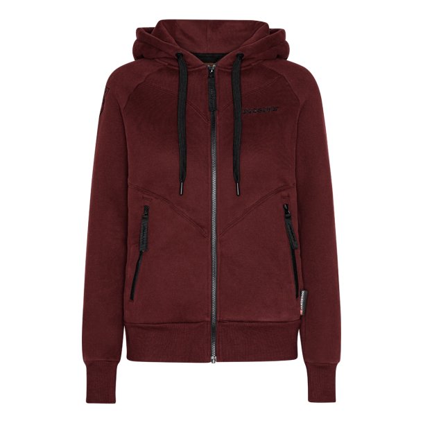 DogSome Dame Biathlon Sports Hoodie Burgundy