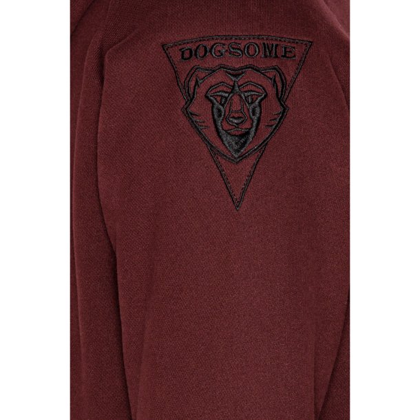 DogSome Dame Biathlon Sports Hoodie Burgundy