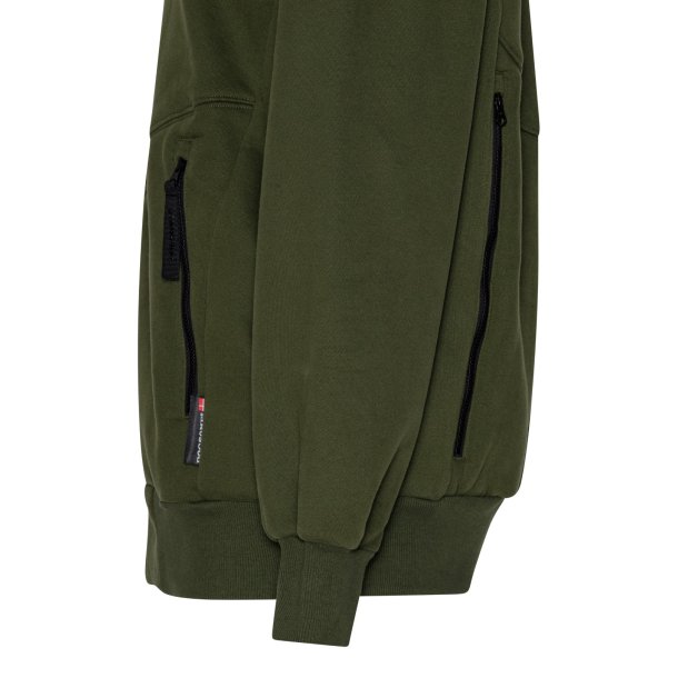 DogSome Herre Biathlon Sports Hoodie Oliven