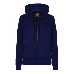DogSome Dame Biathlon Sports Hoodie Ocean Blue