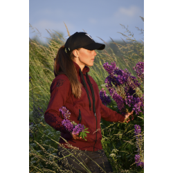 DogSome Dame Biathlon Sports Hoodie Burgundy