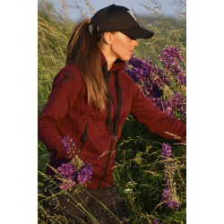 DogSome Dame Biathlon Sports Hoodie Burgundy