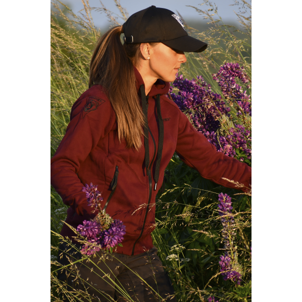 DogSome Dame Biathlon Sports Hoodie Burgundy