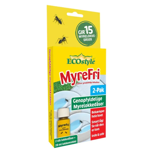 ECOstyle MyreFri genopfyldelige lokked�ser