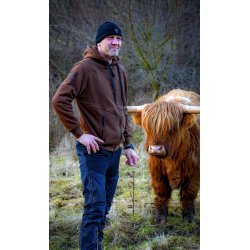 DogSome Herre Biathlon Sports Hoodie Ox Brown