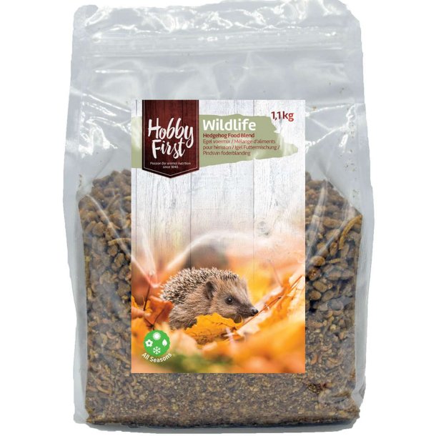 Hobby First Wildlife Pindsvine Foderblanding, 1,1 kg