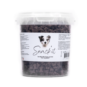 Snack'it Semi-Moist Mini Bones m. Hest 500g