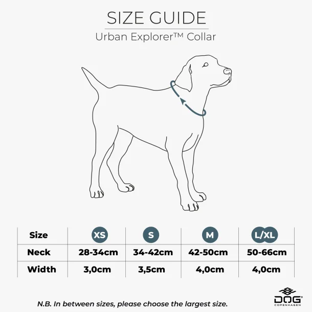 Dog Copenhagen Urban Explorer� Halsb�nd, Ocean Blue