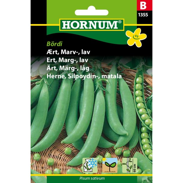 Hornum rt, Marv-, lav, Brdi