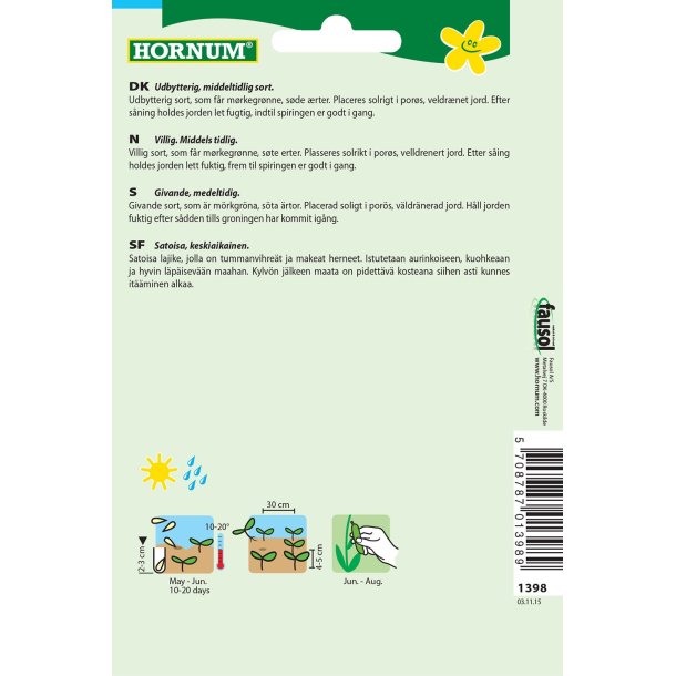 Hornum rt, Marv-, Exzellenz