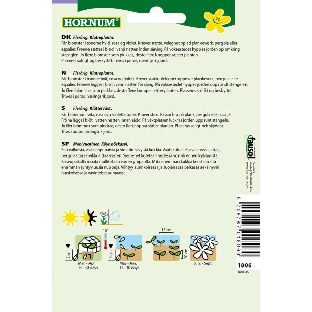 Hornum rteblomst, blanding, Infinity