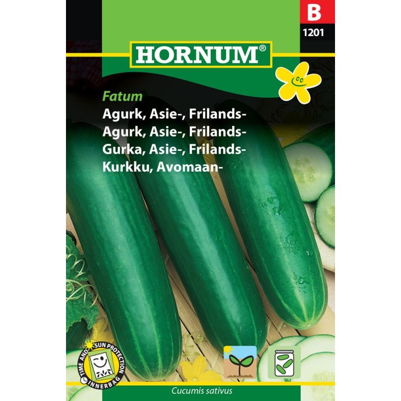 Hornum Agurk, Asie-, Frilands-, Fatum