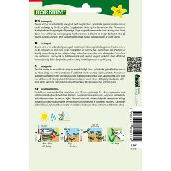 Hornum Agurk, Asie-, Frilands-, Fatum