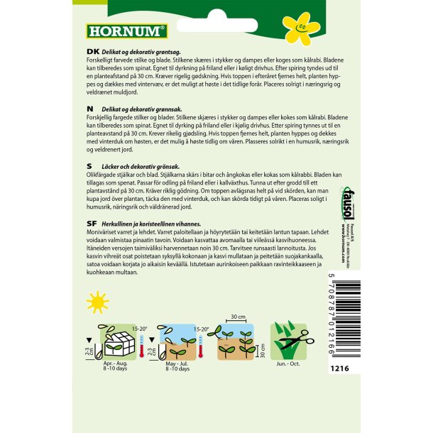 Hornum Bladbede, Bright Lights F1