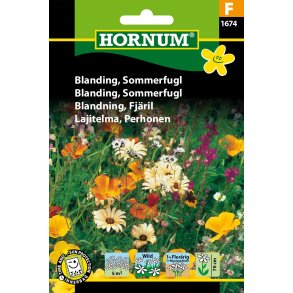 Hornum Blanding, Sommerfugl