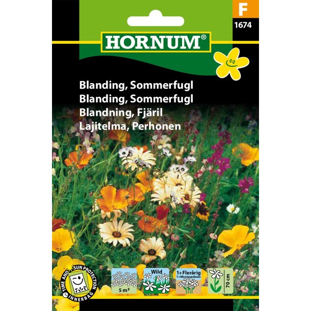 Hornum Blanding, Sommerfugl