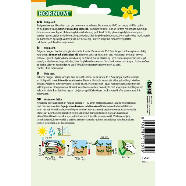 Hornum Bnne, Stang-, Rakker