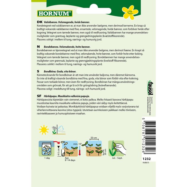 Hornum Bnne, Valsk-, Dreifach Weisse