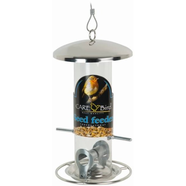 Care-Bird Foderautomat, fr, rustfrit stl, small