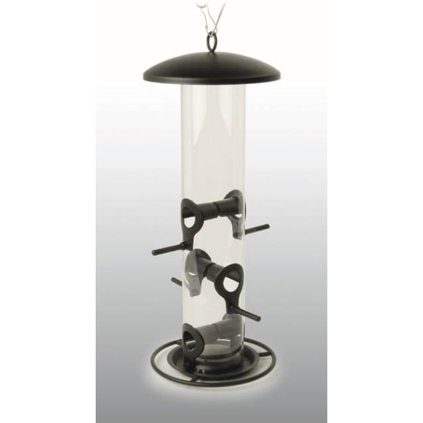 Care-Bird Foderautomat, fr, sort metal, small