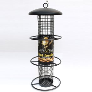 Care-Bird Foderautomat, n�dder, sort metal, big