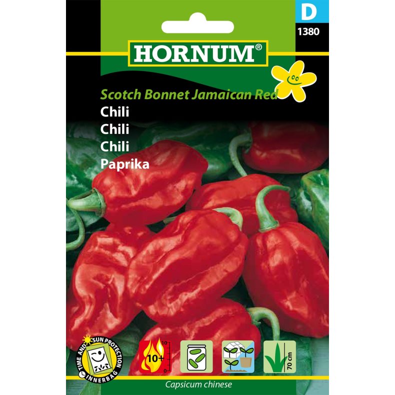 Hornum Chili, Scotch Bonnet Jamaican Red