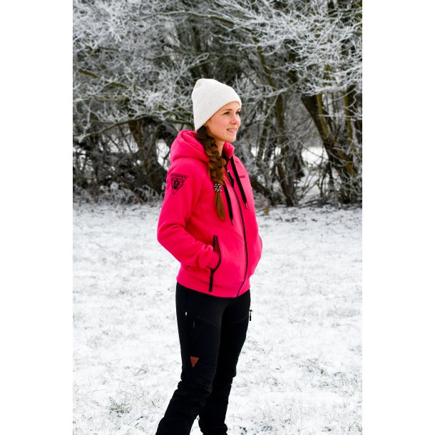 DogSome Dame Biathlon Sports Hoodie Fresh Pink