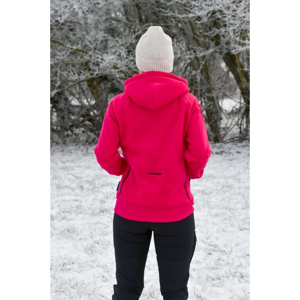 DogSome Dame Biathlon Sports Hoodie Fresh Pink