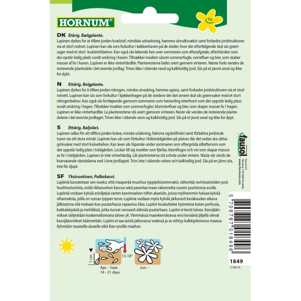 Hornum Grngdning Lupin, bl