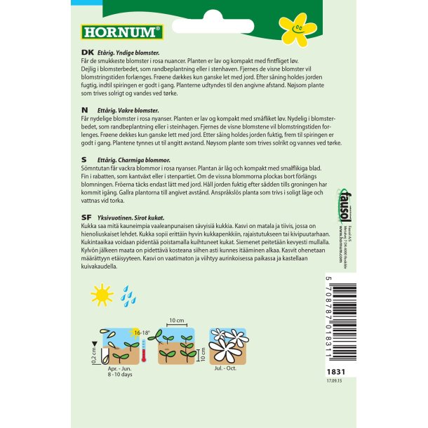 Hornum Guldvalme, Californisk, bl. Rosa R.