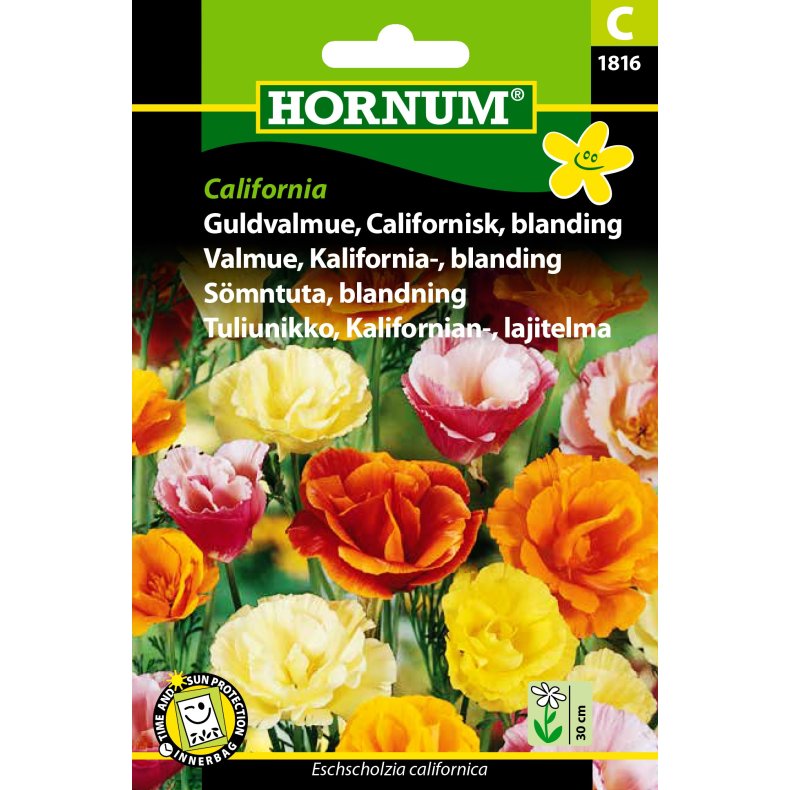 Hornum Guldvalmue, Californisk, blanding