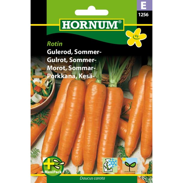 Hornum Gulerod, Sommer-, Rotin, MaxiPack