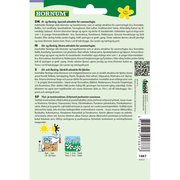 Hornum Blanding, Sommerfugleeng