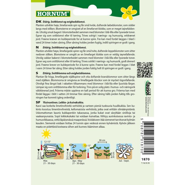 Hornum Irlandsklokke "Tragtbger"